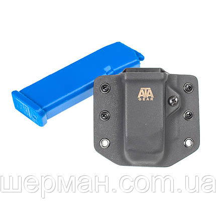 Паучер моделі Pouch Ver.1 для магазина Glock - 17 / 19 / 19X / 22 Black, фото 1