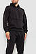 Спорт костюм чоловічий на флісі, колір чорний, 190R235 M, фото 2