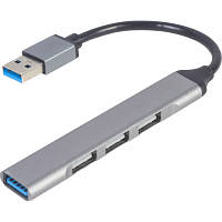 Оригінал! Концентратор Gembird USB-A to USB 3.1 Gen1 (5 Gbps), 3 х USB 2.0 (UHB-U3P1U2P3-02) - Вища Якість!