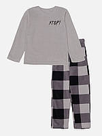 Пижама для мальчиков цвет серый ЦБ-00231064