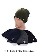 Чоловіча шапка зима фліс "ACG" розмір універсальний Мікс (від 5 шт.)