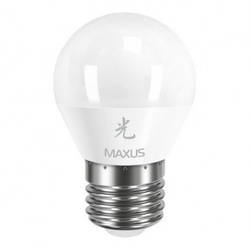 LED лампа E27 Maxus G45 F 5W (470Lm)  3000K 220V AP