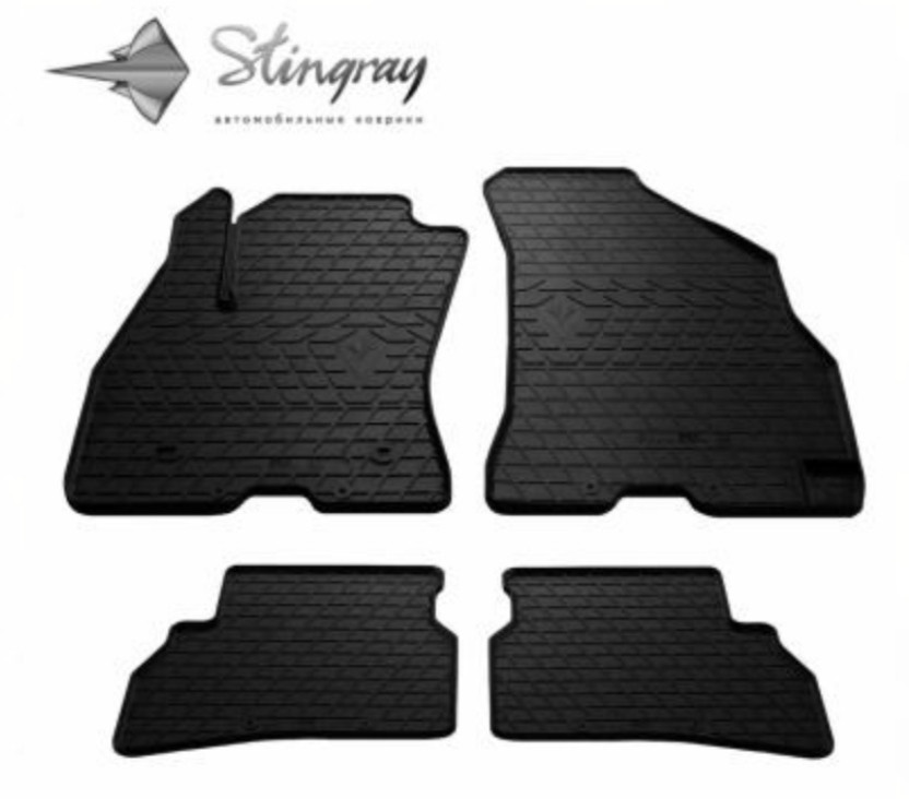 Килимки в салон автомобіля для Fiat Doblo 2010-компонент Stingray