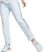 Спортивные штаны женские Puma EVOSTRIPE HIGH-WAIST PANTS голубые 67607569