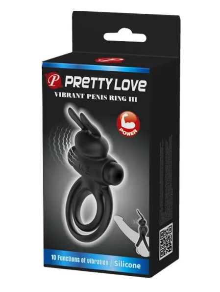Кільце ерекційне серії Pretty Love "Vibrant penis ring III", фото 1