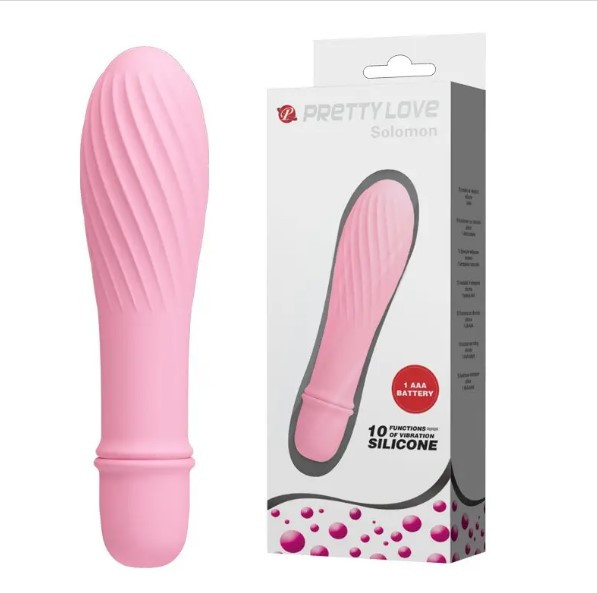 Вібромасажер серії Pretty Love Solomon, рожевий, фото 1