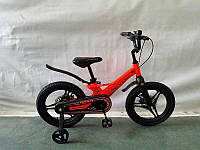 Дитячий двоколісний велосипед 16" Corso «REVOLT» MG-16055 магнієва рама литі магнієві диски дискові гальма