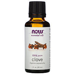 Ефірна олія гвоздики Now Foods (Essential Oils Clove Oil Balancing Aromatherapy Scent) 30 мл