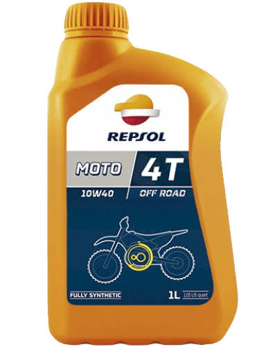 Олива для 4T двигунів 10W-40 Moto Racing, 1 л, REPSOL/RP160N51