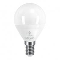 LED лампа E14 Maxus G45 F 5W (470Lm)  4100K 220V AP