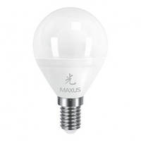 LED лампа E14 Maxus G45 F 5W (470Lm) 4100K 220V AP