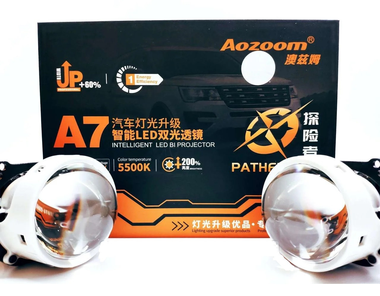 Комплект світлодіодних лінз AOZOOM A7+ Bi-LED