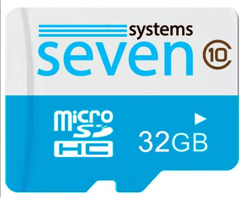 Картка пам'яті SEVEN Systems MicroSDHC 32GB Class 10
