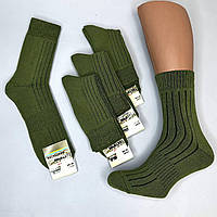 Махрові чоловічі шкарпетки тактичні хакі ВіАтекс, 41-44 р, 12 пар