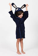 Дитячий халат для дівчинки Nusa бавовна/бамбук 7-8 років, на зріст 122-128 см, Кольори: рожевий