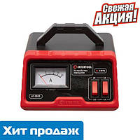 Зарядное для аккумуляторов 6/12 В, 3/6 А INTERTOOL AT-3033 с трансформатором (мощный и надёжный)