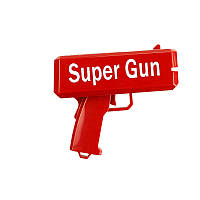 Пистолет стреляющий деньгами Super Gun Красный (hj123473) KB, код: 1528743