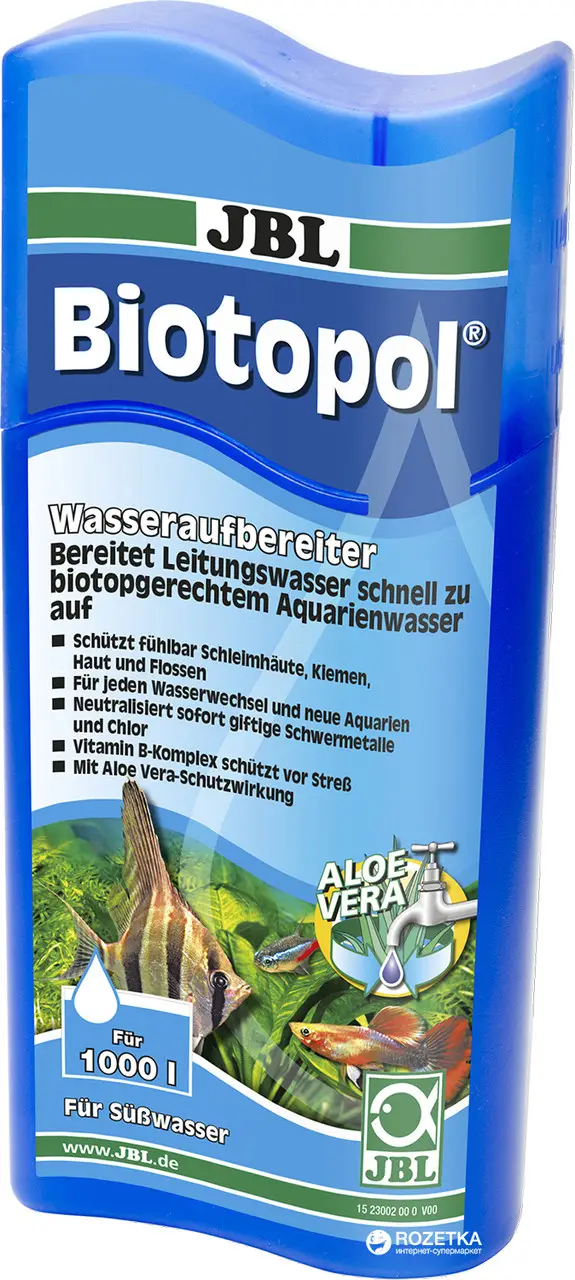 Препарат JBL Biotopol 250 ml, на 1000 л.