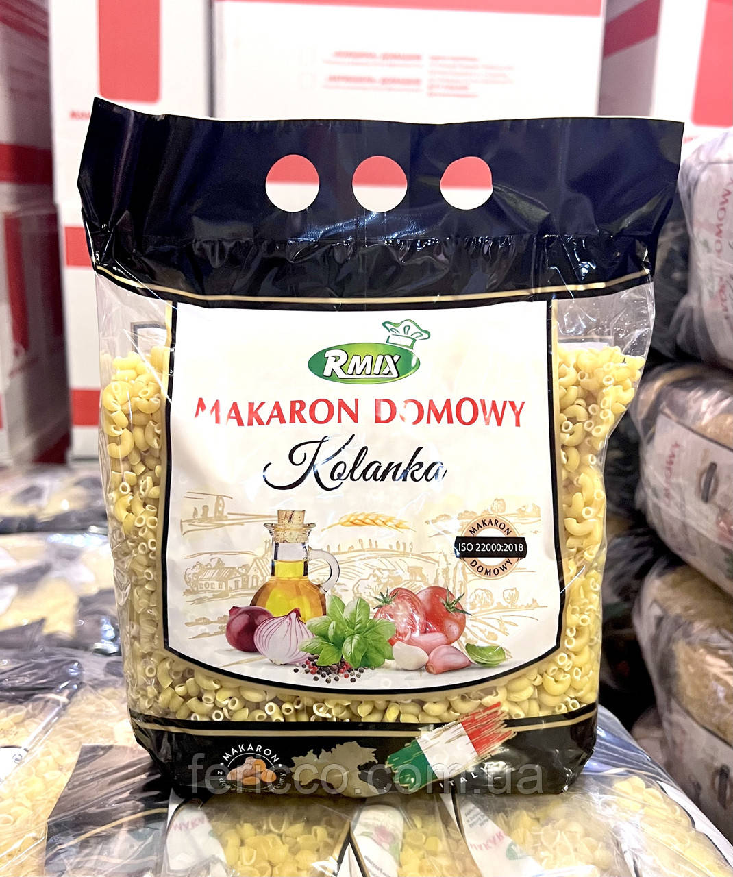 Макарони ріжки з куркуміном 1 кг ТМ RMix