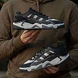 Чоловічі кросівки Adidas Niteball v2 Black/Grey, фото 10