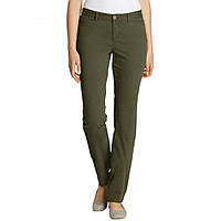 Брюки Eddie Bauer Women Curvy Legend Wash Stretch Pants Dk THYM 36 Темно-зеленый (7809DTH) IB, код: 1099287