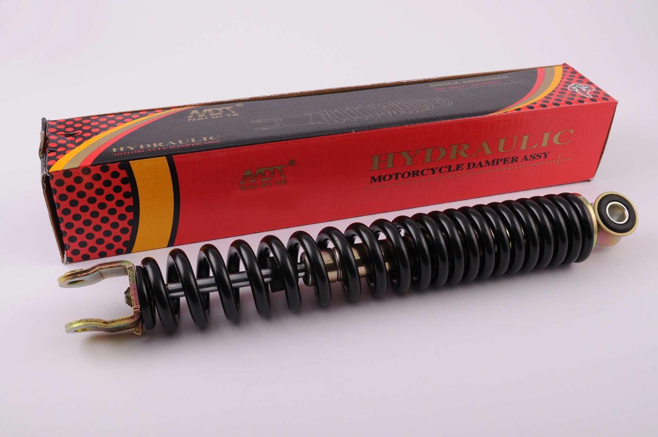 Амортизатор GY6, DIO, LEAD 290mm, стандартный (черный) NDT - фото 1 - id-p1687680541