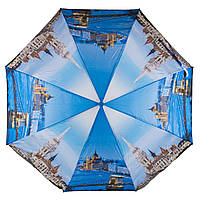 Женский зонт SL полуавтомат синий SV