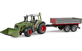 Іграшка Bruder трактор Fendt Vario 211 з причепом та навантажувачем (02182)