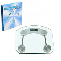 Весы электронные напольные портативные Personal Scale 2003B Квадратные прозрачные с ЖК дисплеем