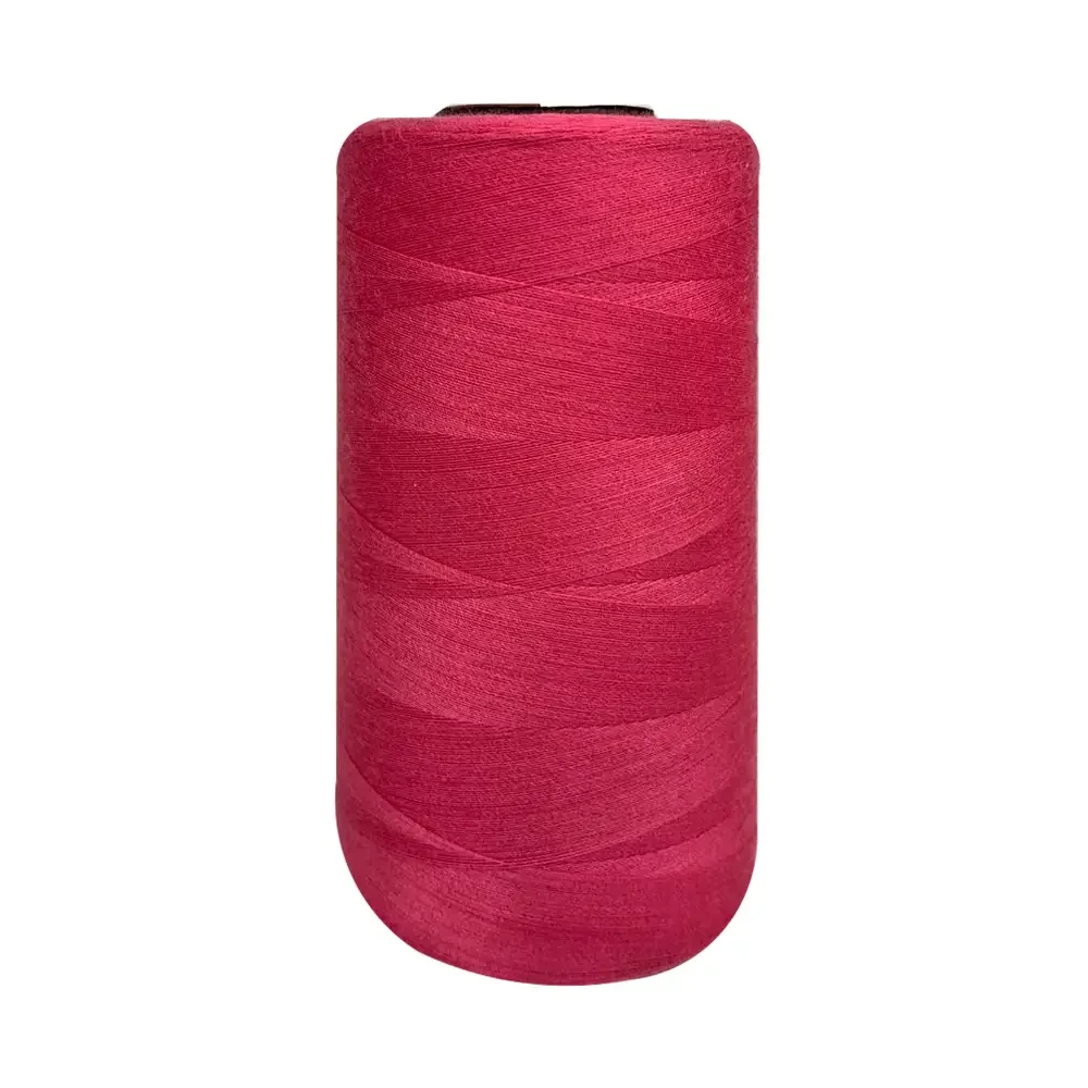Швейна нитка 100% PE 40/2 колір S-312 рожевий фуксія (боб 4000ярдов)