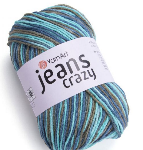 Пряжа Jeans crazy-7212