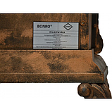 Камін піч буржуйка чавунна Bonro золота подвійна стінка 9 кВт, фото 6