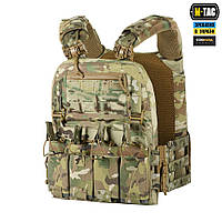 Армейская плитоноска M-TAC CUIRASS FAST QRS XL MULTICAM + съемный модуль с 4 подсумками в комплекте