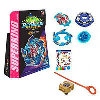 Beyblade В-160 Superking King Helios.Zn 1B Вовчок Бейблейд Суперкінг Геліос В160 з пусковим пристроєм