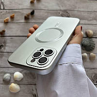 Чехол MagSafe на iPhone 12 Pro Max Silver / Силиконовый для Айфон 12 Про Макс Серебристый
