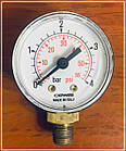 Манометр d40 вертикальний 1/8" 4.бар CEWAL (91441211), фото 2