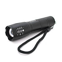 Фонарь ручной BAILONG BL-1831-T6, 1LED Cree XM-L T6, 3W, 3 режима, ZOOM, 18650/1400mah (переходник3*AAA),