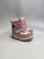 Зимние ботинки для девочки Tom M 10847 С pink розовые р.23,25,26