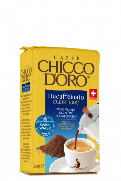 Кава Caffe Chicco d`Oro Decaffeinato 250г мелена