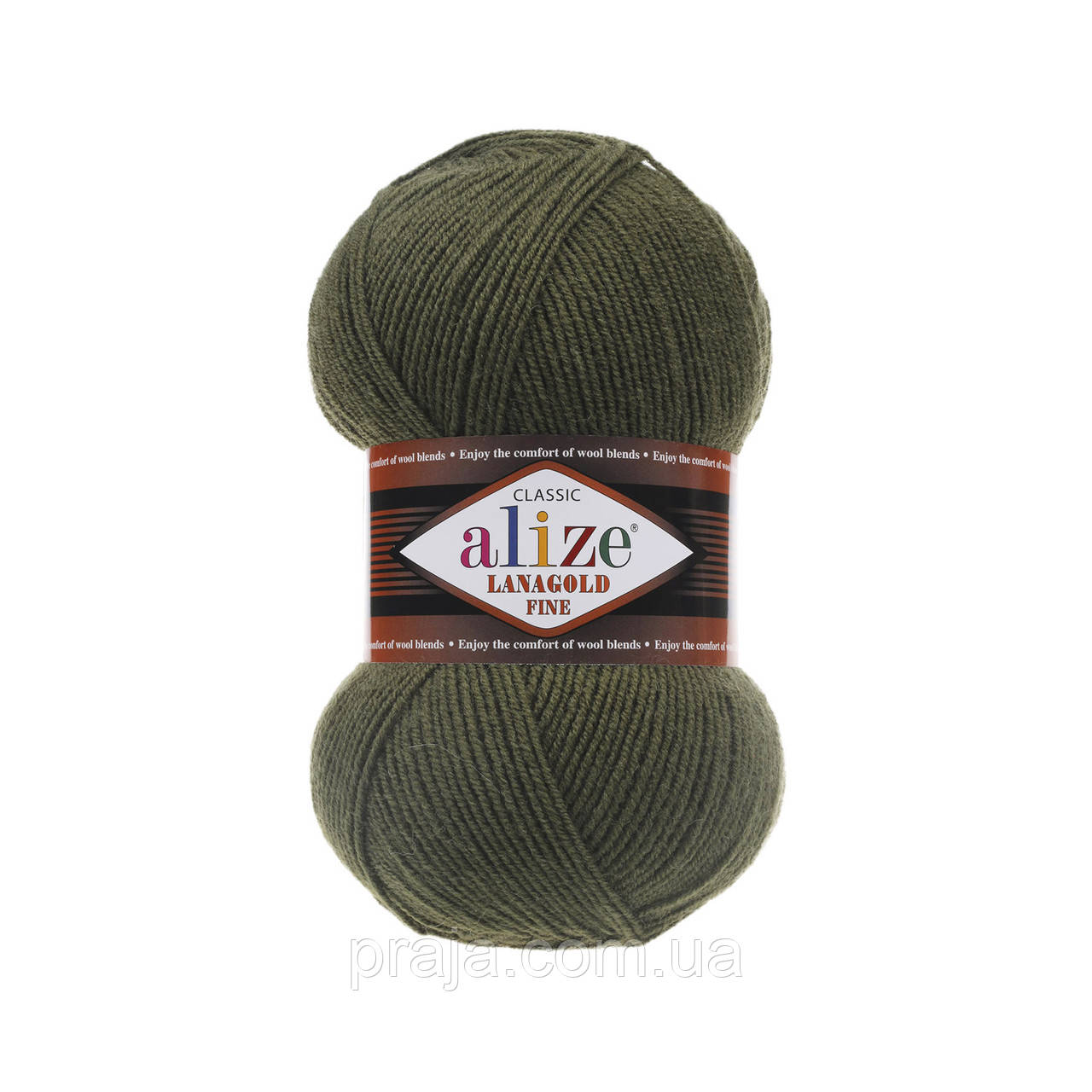 Пряжа Alize Lanagold Fine (Ланаголд Файн) - 29 хакі
