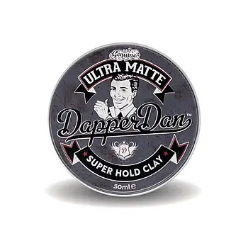 Ультраматова глина для укладання волосся Dapper Dan Ultra Matte Super Hold Clay, 50 мл