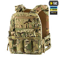 Тактическая плитоноска M-TAC CUIRASS QRS XL MULTICAM с MOLLE-интерфейсом и ручкой эвакуации для ВСУ