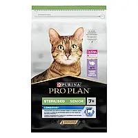 Сухой корм Про План (Pro Plan) Sterilised для стерилизованных кошек старше 7 лет, с индейкой 1.5 кг