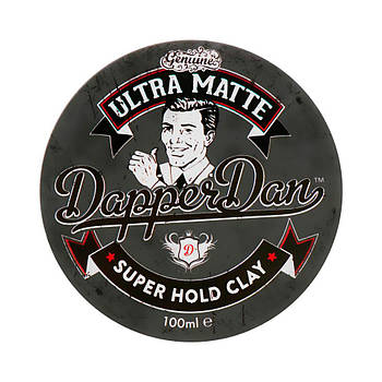 Ультраматова глина для укладання волосся Dapper Dan Ultra Matte Super Hold Clay, 100 мл