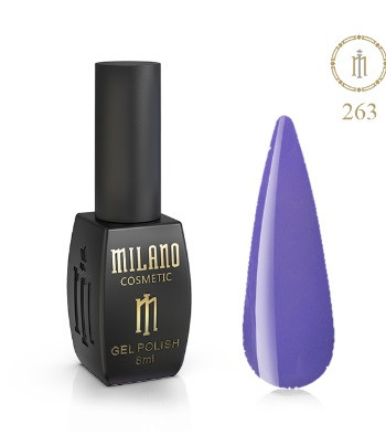 ГЕЛЬ ЛАК MILANO 8 МЛ № 263 гелевий лак для манікюру для LED лампи красивий манікюр, фото 1