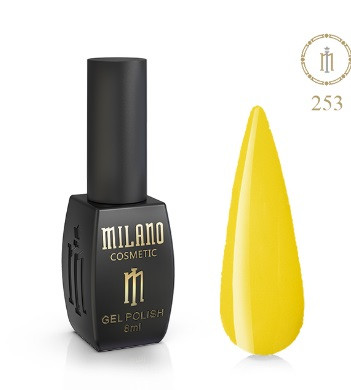 ГЕЛЬ ЛАК MILANO 8 МЛ № 253 гелевий лак для манікюру для LED лампи красивий манікюр