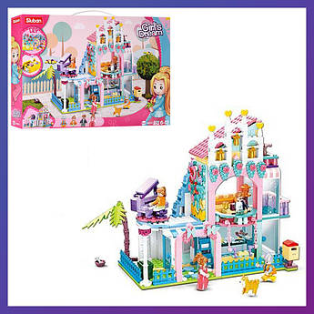 Дитячий конструктор SLUBAN M38-B0973 Будиночок з меблями 601 деталь