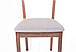 Стілець дерев'яний з м'яким сидінням обідній, кухонний Річард горіх світлий/сірий для кухні, вітальні AMF, фото 5