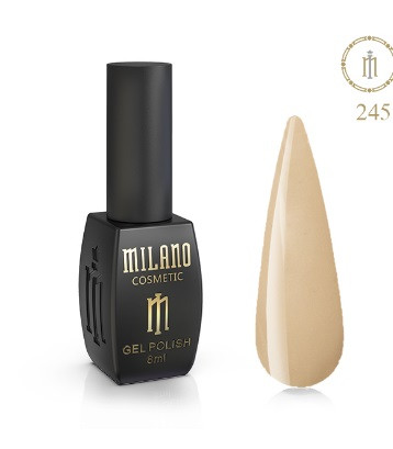ГЕЛЬ ЛАК MILANO 8 МЛ № 245 гелевий лак для манікюру для LED лампи красивий манікюр, фото 1