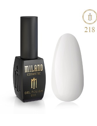 ГЕЛЬ ЛАК MILANO 8 МЛ № 218 гелевий лак для манікюру для LED лампи красивий манікюр, фото 1